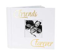 Happy Homewares - Álbum de fotos para el día de la boda con texto en lámina dorada para 80 fotos de 4x6