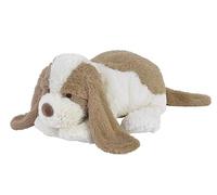 Happy Horse David - Peluche de perro (70 cm), color blanco y marrón