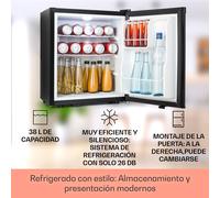 Happy Hour 38 mini nevera Minibar nevera para bebidas 38 litros 26 dB