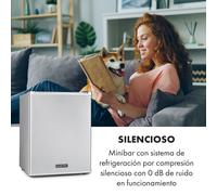 Happy Hour 54.5cm 40L Mini Nevera de Bebidas Plata