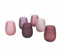 Happy Hour Provence - Juego de 6 vasos de agua de cristal (500 ml)