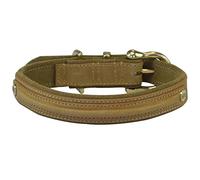 Happy-House - Collar de Cuero para Silla de Montar (2XL, Camello)