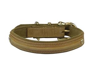 Happy-House - Collar de Cuero para Silla de Montar (2XL, Camello)