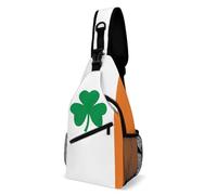 Happy Irish Holidays - Bolsa de pecho unisex, bolsa cruzada ajustable, mochila pequeña para senderismo y viajes