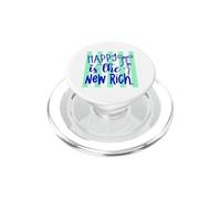 Happy Is The New Rich Positive Life Cita PopSockets PopGrip para MagSafe