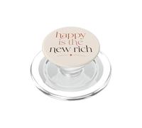 Happy Is The New Rich Wealth Mindset Cita de éxito PopSockets PopGrip para MagSafe