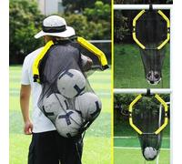 Happy Jump Bolsa de fútbol con Red para Objetivos de fútbol, Objetivo de Esquina de diseño 3 en 1 para porterías para un Entrenamiento de Tiro preciso