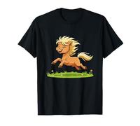 Happy Jumping Pony Adorable Niños Amante De Los Caballos Camiseta