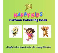 Happy Kids: Cartoon colouring book