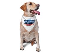 Happy Labor Day Spring Dog Bandanas Boy Bulk Puppy Pañuelo Ajustable Triángulo Suave Baberos Accesorios para Perros Pequeños Medianos Grandes Gatos Blanco