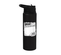 Happy Last Day Of School Bruh it's My Last Day Of School Stainless Steel Insulated Water Bottle