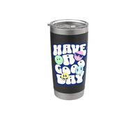 Happy Lifestyle - Have A Good Day Vaso térmico de acero inoxidable de doble pared