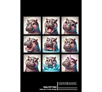Happy Little 9 Hippo - Nature: Nature-Inspired College-Ruled Notebook with Adorable Hippo Artwork