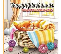 Happy Little Animals: Simple & Sweet Coloring Book