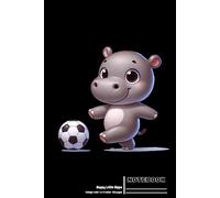 Happy Little Hippo - Kick Notebook: Hippo's Soccer Fun - A Playful Notebook for Active Minds