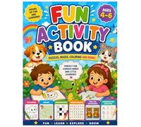 Happy Little Learners: Fun Activity Book for Kids Ages 4-6