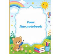 Happy Little Writers: Four-Line Handwriting Practice Notebook