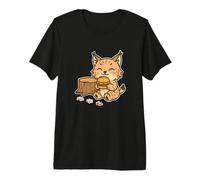 Happy Lynx Come Hamburguesa Picnic Camiseta Premium