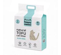 Happy Meow Arena Natural Tofu Aloe Vera para gatos