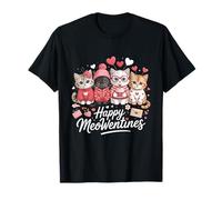 Happy Meowentine’s Day Cats Cute Love Kittens for Cat Lovers Camiseta