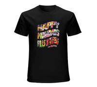 Happy Mondays Pills Thrills & Bellyaches Print Unisex T-Shirts Men tee Cotton Tops Black Shirt S