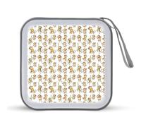 Happy Monkey - Organizador de CD con 40 capacidades, colección de DVD, bolsa de almacenamiento para coche, hogar, viajes