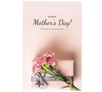 Happy Mother’s Day Notebook-A Beautiful Mother’s Day Notebook Classic Notebook to Celebrate Mom: All About My Mom: A Fill-in-the-Blank Memory Book for Mother’s Day