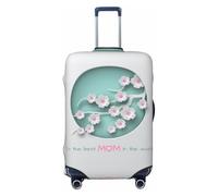 Happy Mother's Day (4) Fundas de equipaje de viaje - Fundas elásticas para maletas protectoras para equipaje de 18 a 32 pulgadas, Negro -, CH