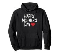 Happy Mother's Day Lettering con Corazón Regalo Día De La Sudadera con Capucha