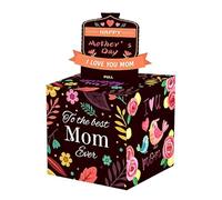 Happy Mothers Day Money Holder, Pull out Cash Dispenser, Fun Gift Idea for Wife Mom Grandmother, Creative Money Holder for Birthday Thanksgiving, Surprise Present, Interactive Cash Gifting Activity