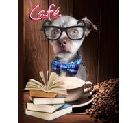 Happy Mutt Dog Journal. Funny Coffee Dog Journal for Dog Lovers.: A quiet book and a cup of coffee. Composition Notebook 7.50” x 9.25” |110 Pages