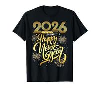 Happy New Year 2026 Fireworks Cool Funny Hello 2026 Loading Camiseta