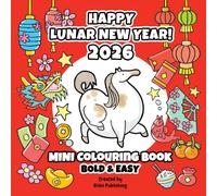 Happy New Year 2026! Mini Colouring Book.: Bold & Easy.