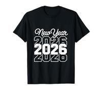 Happy New Year 2026 New Year'S Eve Party Family Countdown Camiseta