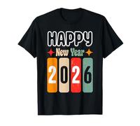 Happy New Year 2026 New Year'S Eve Party Family Countdown Camiseta