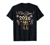 Happy New Year 2026 New Year'S Eve Party Matching Family Fun Camiseta
