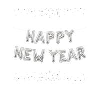 Happy New Year Balloon Banner New Year Foil Balloons Letters Balloon Set for New Year Home Office