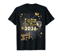 Happy New Year Feliz Año Nuevo New Year'S Eve Family Group Camiseta