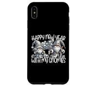 Happy New Year Gnomes Funny Saying Hanging with My Gnomies Carcasa para iPhone XS MAX