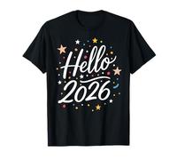 Happy New Year Party 2026 Family Matching Men Women Camiseta