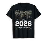 Happy New Year Party 2026: Family Matching Year of The Horse Camiseta