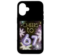 Happy New Year with a 6 7 Zoomer Meme Vibe. 2026 Countdown Carcasa para iPhone 16