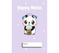 Happy Notes: Cute Panda Composition Notebook, Lined Journal for School, Work ,and Journaling