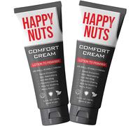 Happy Nuts Comfort Cream Deodorant para hombres: Productos de desodorante e higiene de hombre de defensa de sudor contra el sudor anti-encasillad