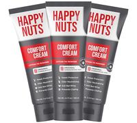 HAPPY NUTS Comfort Cream Desodorante para hombres: defensa contra el sudor antirozaduras, control de olores, desodorante e higiene para hombre sin aluminio, productos de higiene para hombres para