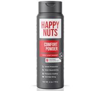 Happy Nuts Comfort Powder - Anti-Chafing, Defensa del sudor y Control de olores para la ingle, los pies y el cuerpo, polvo corporal para hombres (original, 6 onzas)