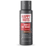 HAPPY NUTS Nut and Body Wash for Men - Sandalwood - Natural Men's Shower Gel - Body Wash