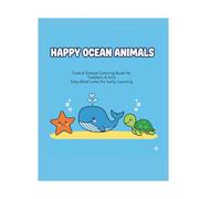 Happy Ocean Animals Coloring Book