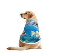 Happy Ocean Holiday - Camisetas para mascotas, ropa para perros grandes y medianos, cómodas camisas para perros, perfectas para el uso diario