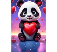 "Happy Panda: I Love You - Cute Valentine's Day Composition Notebook for Kids and Adults".